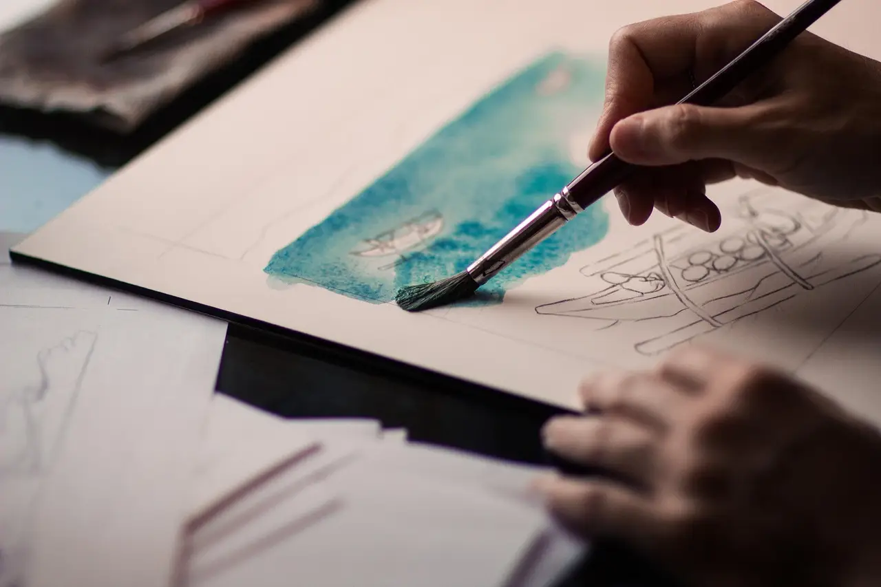 Leren schilderen als hobby